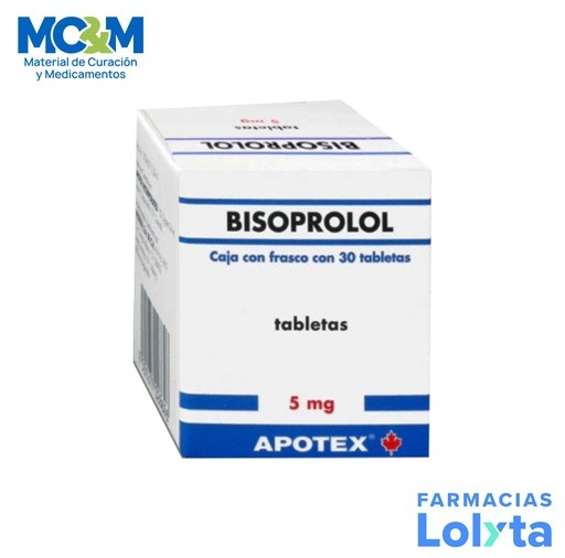 BISOPROLOL 5MG C/30 TAB LAB APOTEX | Website MC&M