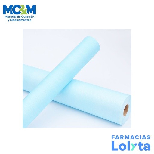 BOBINA DE PAPEL CREPADO PARA ESTERILIZAR 100 CM ANCHO X 30 KILOS PMG COLOR AZUL | Website MC&M