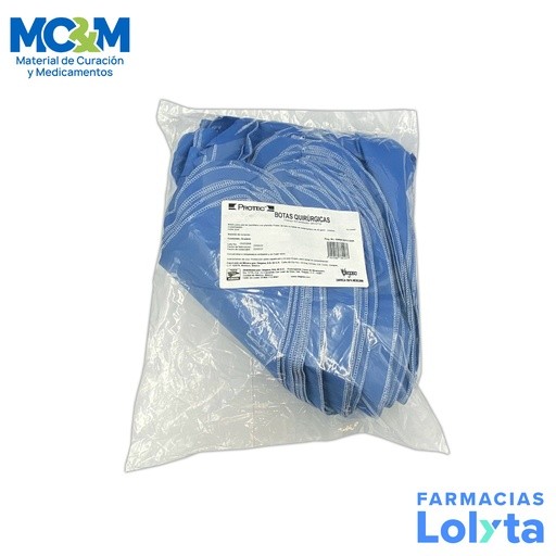 BOTA QUIRURGICA CON PLANTILLA AZUL C/25 PARES PROTEC DEGASA 0814710 | Website MC&M