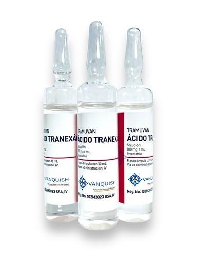 ACIDO TRANEXAMICO SOL INY 1G/10ML AMPULA | Website MC&M