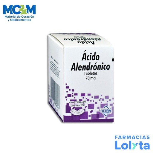 ACIDO ALENDRONICO 70 MG C/4 TAB LAB AMSA | Website MC&M
