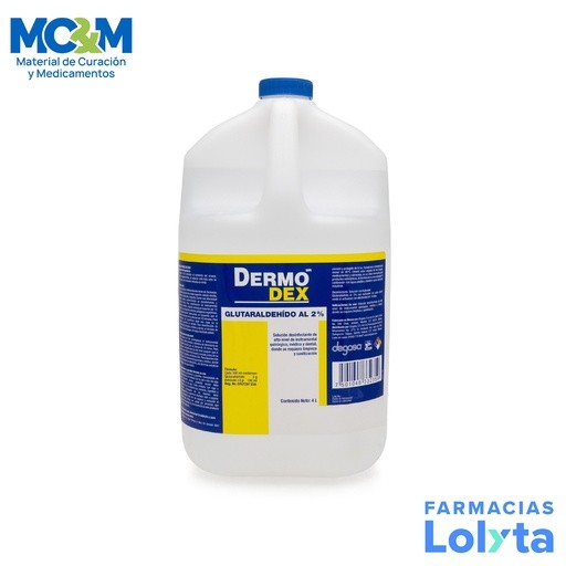 DERMODEX 4 L GLUTARALDEHIDO AL 2% DESINFECTANTE DE ALTO NIVEL DE INSTRUMENTAL QUIRURGICO MEDICO Y DENTAL DEGASA 0324090 | Websit