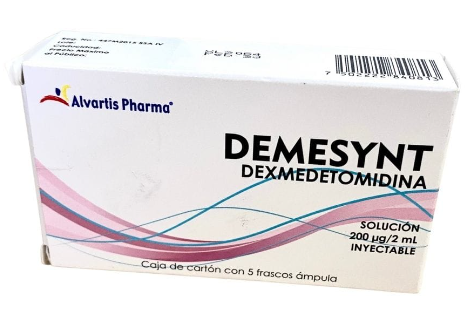 DEXMEDETOMIDINA SOL INY 200 MCG/2 ML C/5 AMP DEMESYNT LAB ALVARTIS PHARMA | Website MC&M