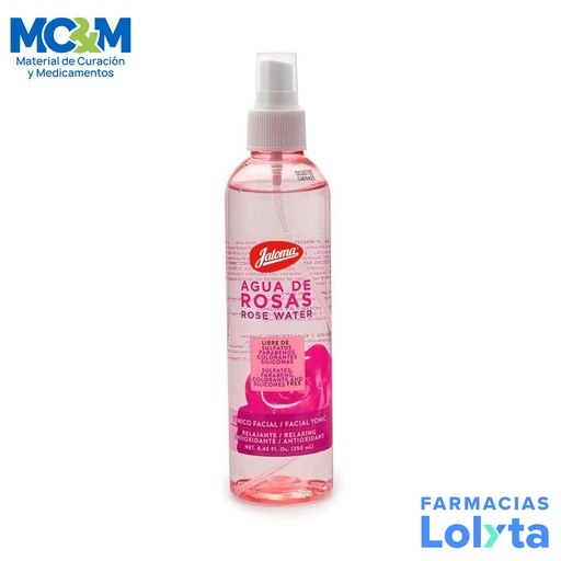 AGUA DE ROSAS TONICO FACIAL C/250 ML LAB JALOMA | Website MC&M