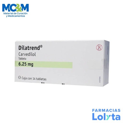 DILATREND 6.25 MG C/14 TAB CARVEDILOL LAB CHEPLAPHARM | Website MC&M