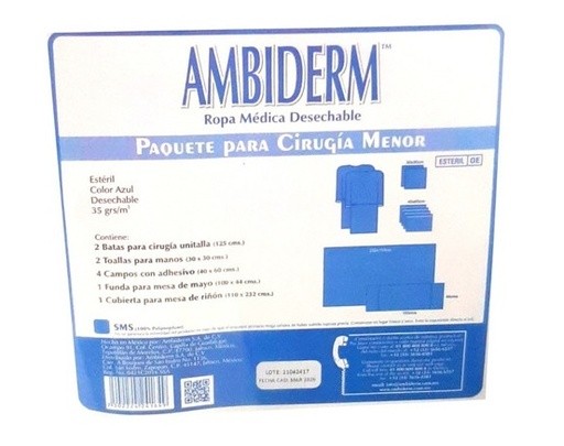 EQUIPO PARA CIRUGIA MENOR ESTERIL AMBIDERM | Website MC&M