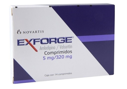 EXFORGE 5/320 MG C/14 COMPRIMIDOS AMLODIPINO VALSARTAN LAB NOVARTIS | Website MC&M