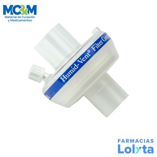 FILTRO HUMIDIFICADOR COMPACTO CON PUERTO BACTERIAL/VIRAL ADULTO HUMID-VENT S REF 19402 HUDSON (NARIZ ARTIFICIAL) | Website MC&M