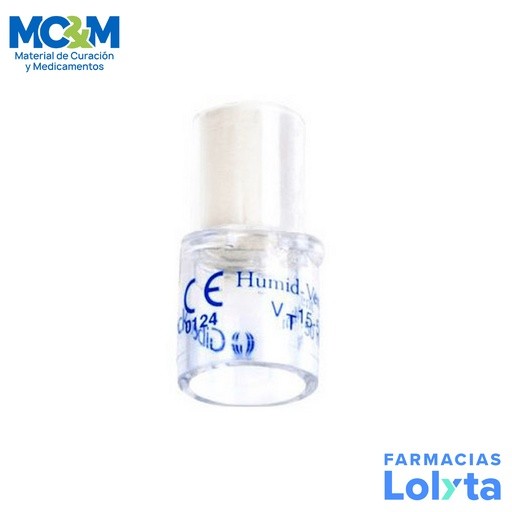 FILTRO HUMIDIFICADOR INTERCAMBIADOR DE CALOR Y HUMEDAD NEONATAL HUMID-VENT MINI REF 10011 HUDSON (NARIZ ARTIFICIAL) | Website MC