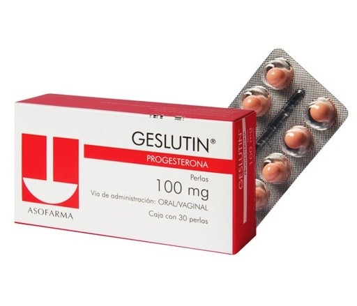 GESLUTIN 100 MG C/30 CAP ORAL/VAGINAL PROGESTERONA LAB ASOFARMA | Website MC&M