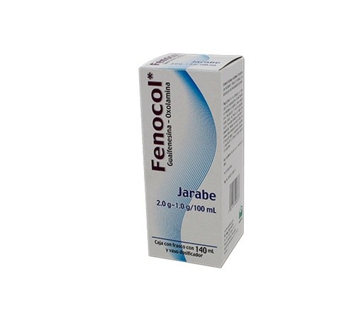 GUAIFENESINA OXOLAMINA JARABE 2/1 G/100 ML FCO C/140 ML FENOCOL LAB BIOMEP | Website MC&M