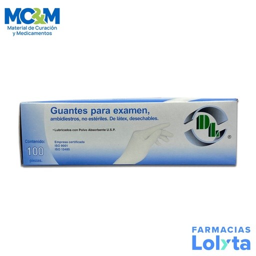 GUANTE NO ESTERIL CHICO C/100 DENTILAB | Website MC&M