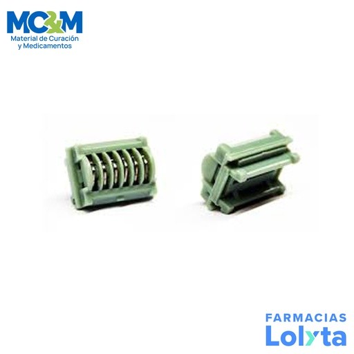 HEM-O-LOK POLIMERO VERDE MEDIANO CARTUCHO C/6 CLIPS (2-7 MM) LIGACLIP REF 544220 ETHICON | Website MC&M