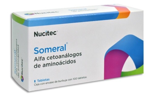 ALFA CETOANALOGOS DE AMINOACIDOS 630 MG C/100 TAB SOMERAL LAB NUCITEC | Website MC&M