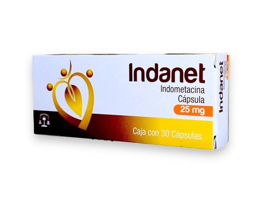 INDOMETACINA 25 MG C/30 CAP INDANET LAB BRULUART | Website MC&M