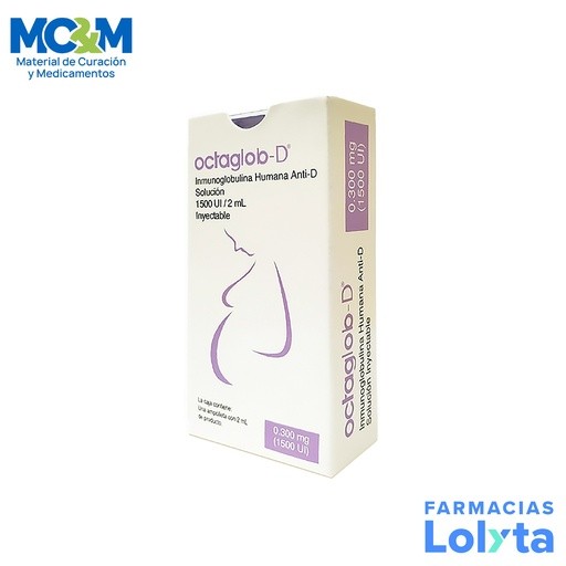 INMUNOGLOBULINA HUMANA ANTI-D SOL INY 300 MCG/2 ML (1500 UI/2 ML) OCTAGLOB-D(RF) | Website MC&M