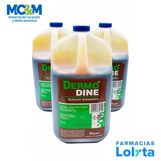 ISODINE 3.5 L IODOPOVIDONA AL 11% SOLUCION ANTISEPTICA DERMODINE DEGASA 0323000 | Website MC&M