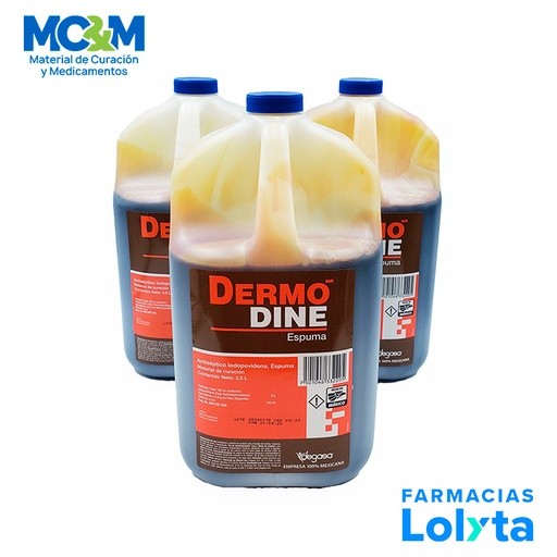 ISODINE 3.5 L IODOPOVIDONA AL 8% ESPUMA ANTISEPTICA DERMODINE DEGASA 0322010 | Website MC&M