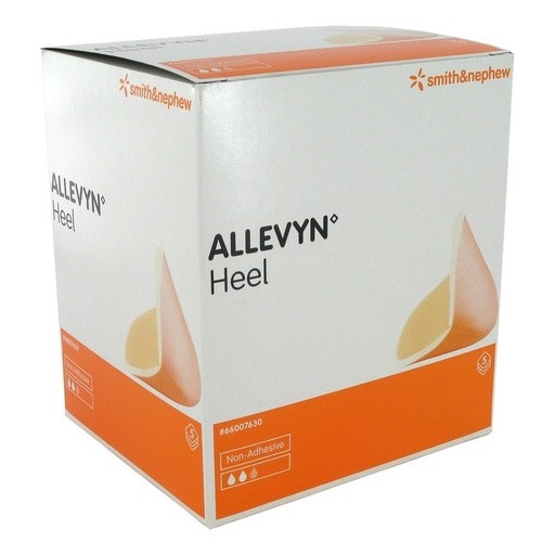 ALLEVYN HEEL 10.5 X 13.5 CM APOSITO DE ESPUMA HIDROCELULAR PARA TALONES Y CODOS REF 66007630 SMITH&NEPHEW | Website MC&M