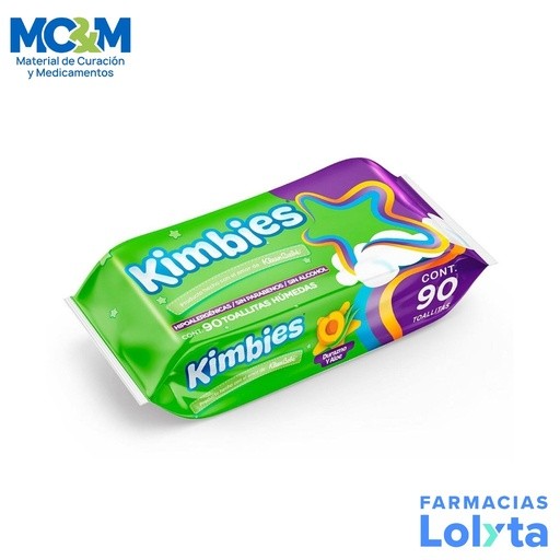 KIMBIES TOALLITAS HUMEDAS P/BEBE C/90 PZAS KIMBERLY CLARK | Website MC&M