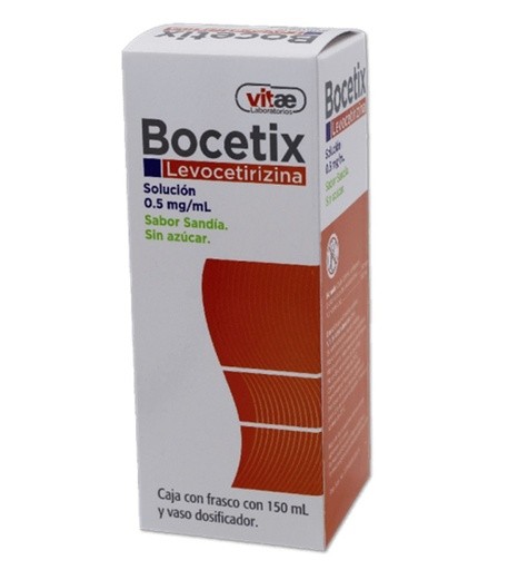 LEVOCETIRIZINA SOL ORAL 0.5 MG/ML FCO C/150 ML BOCETIX SABOR SANDIA LAB VITAE | Website MC&M