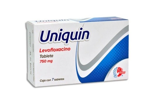 LEVOFLOXACINO 750 MG C/7 TAB UNIQUIN LAB COLLINS | Website MC&M