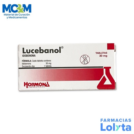 LUCEBANOL 30 MG C/30 TAB IDEBENONA LAB HORMONA | Website MC&M