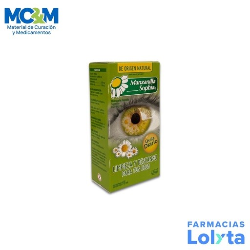 MANZANILLA SOL OFTALMICA 0.25MG/ML FCO C/15 ML LAB SOPHIA | Website MC&M