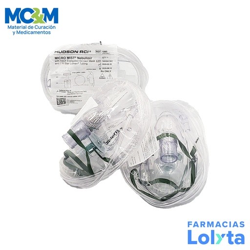 MASCARILLA CON MICRONEBULIZADOR ADULTO REF 1885 HUDSON | Website MC&M