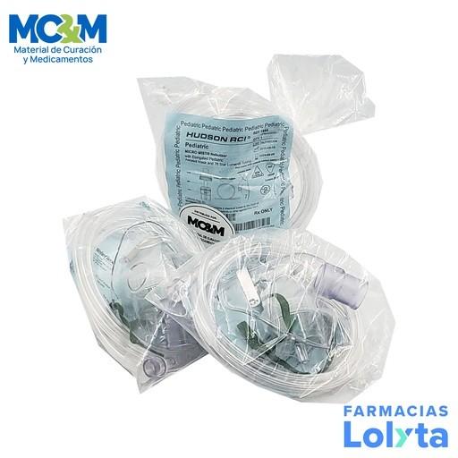 MASCARILLA CON MICRONEBULIZADOR PEDIATRICO REF 1886 HUDSON | Website MC&M