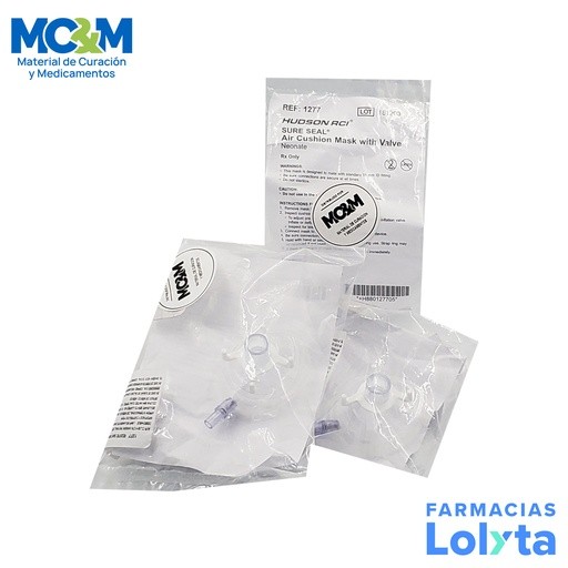 MASCARILLA PARA ANESTESIA 0 NEONATO BLANCA REF 1277 HUDSON | Website MC&M