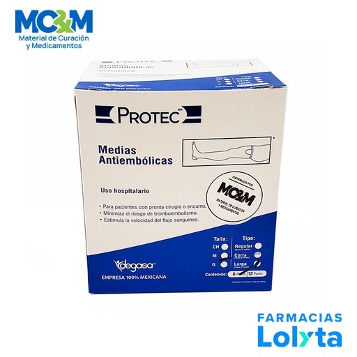 MEDIA ANTIEMBOLICA MEDIANA LARGA AL MUSLO PROTEC DEGASA DEGASA 1608600 | Website MC&M