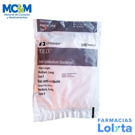 MEDIA ANTIEMBOLICA MEDIANA LARGA AL MUSLO TED REF 3549 | Website MC&M