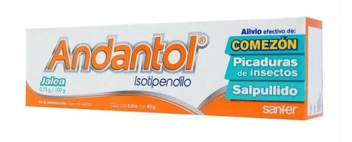 ANDANTOL JALEA 0.75/100 G TUBO C/40 G ISOTIPENDILO LAB SANFER | Website MC&M