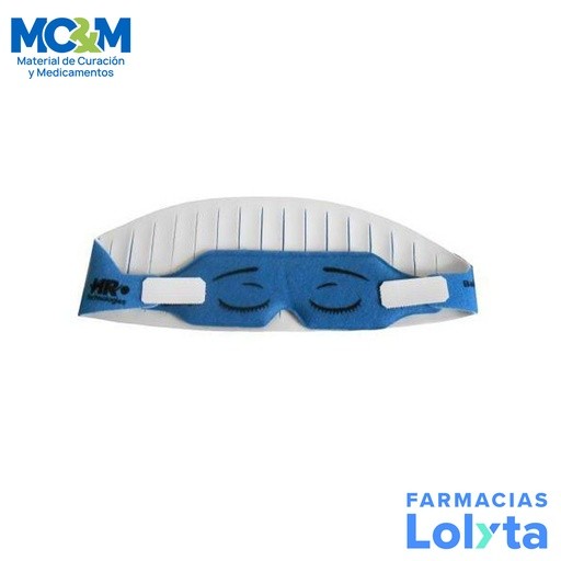 ANTIFAZ PARA PROTECCION DE FOTOTERAPIA CON CORREA DE SUJECION TERMINO (MEDIANO) COLOR AZUL HR-BS-T BABY SLEEP | Website MC&M