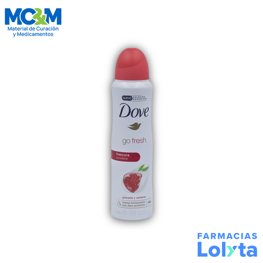 ANTITRANSPIRANTE EN AEROSOL DOVE GO FRESH 48 H GRANADA Y VERBENA 87G/150ML | Website MC&M